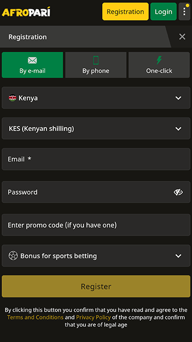 Afropari Kenya Registration